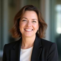 CEO Jane Morris smiling